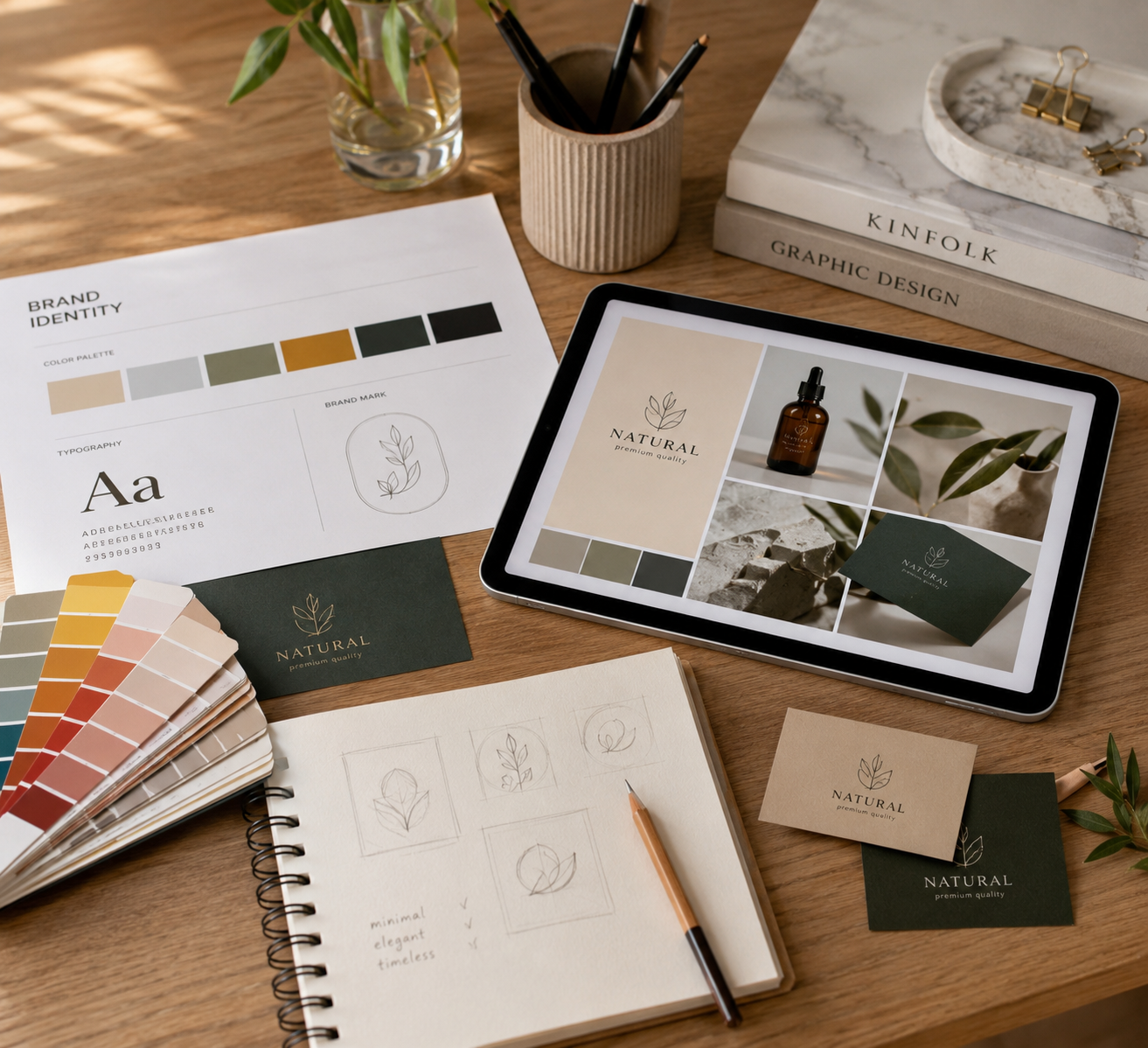 Brand visual design example